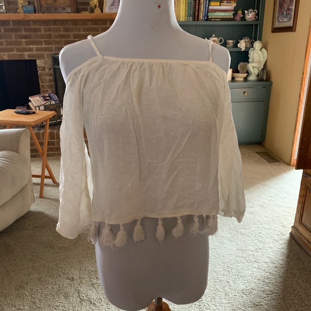 Boho off shoulder top